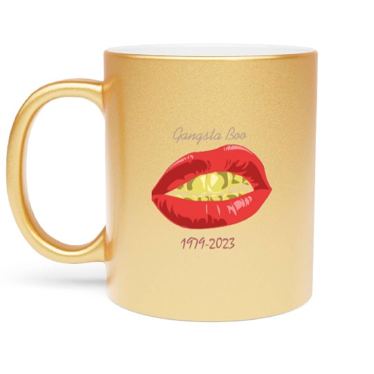 rip gangsta boo Metallic Mugs