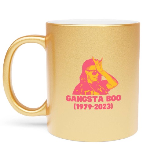 Rip Gangsta Boo Funny Metallic Mugs