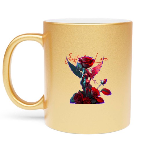 cupid love Metallic Mugs