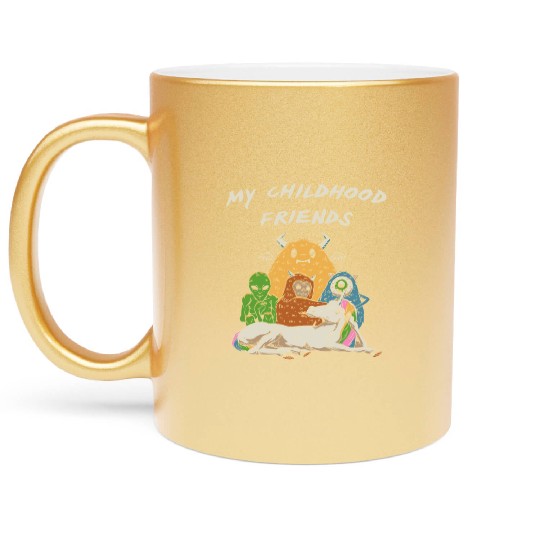 Imaginary Friends Club Metallic Mugs