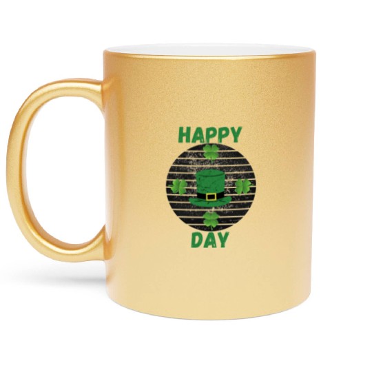 Happy Day Metallic Mugs