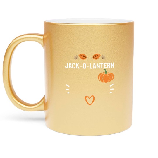 Jack-O-Lantern - Pumpkin Metallic Mugs