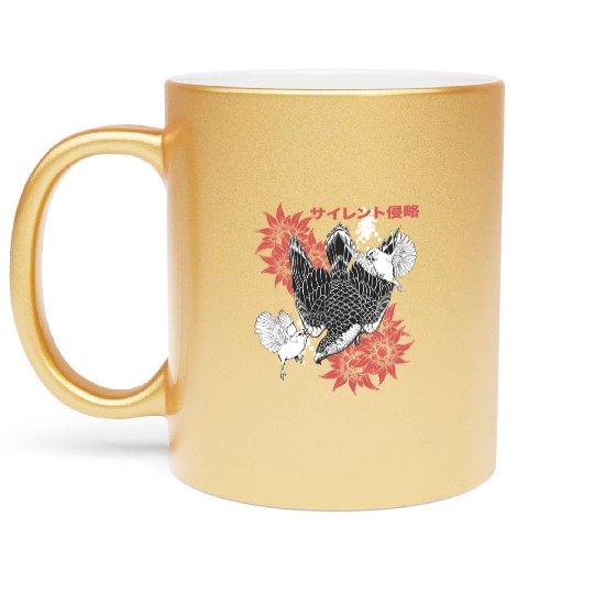 Birds Of Prey Falcon Metallic Mugs