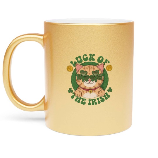 Luck Of The Irish Metallic Mugs