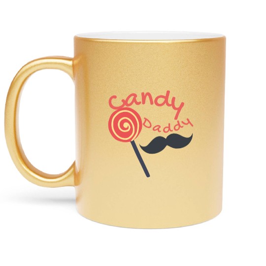 I love dad Metallic Mugs