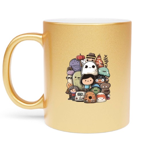 my imaginary friends Metallic Mugs