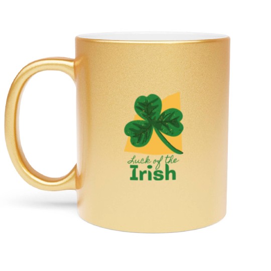 Luck of the Irish Metallic Mugs