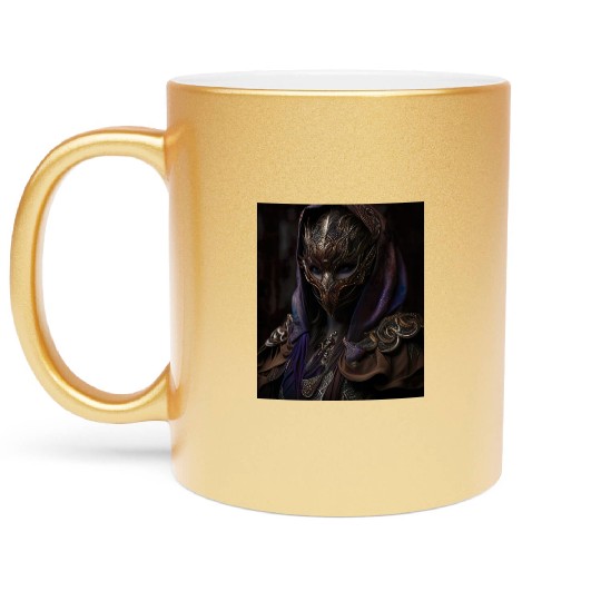 Dark Necromancer Metallic Mugs