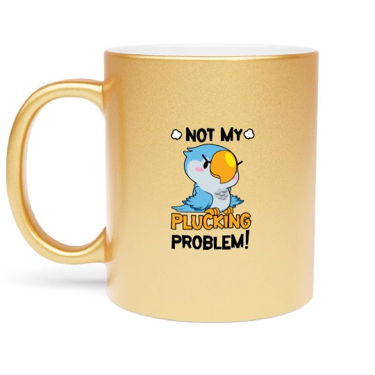Chicken Mean Pet Plucking Angry Farm Animal Metallic Mugs