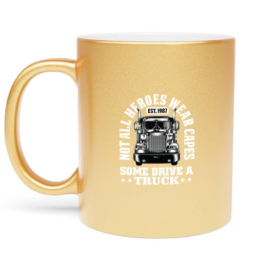 Not All Heroes Wear Capes Metallic Mugs