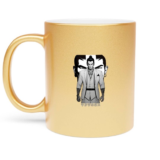 Yakuza Boss A Mafia Gangster From Japan Full of Ta Metallic Mugs