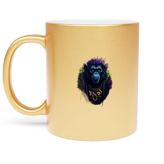 monkey Metallic Mugs