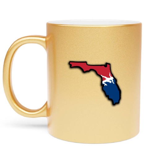 Florida Wrestling Metallic Mugs