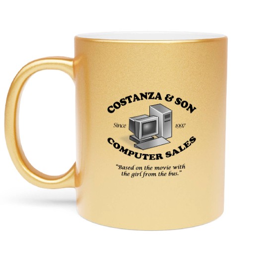 Mens Dad Of Horse Lover Equestrian Horseback Ride Metallic Mugs