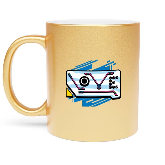 Hockey Love Metallic Mugs