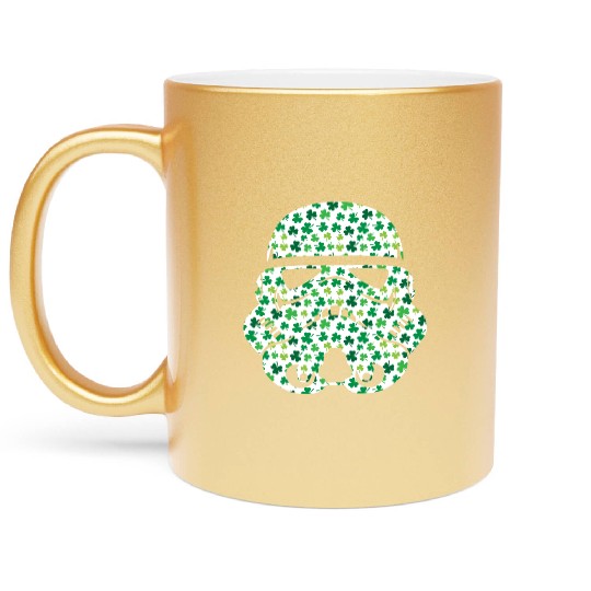 Stormtrooper Saint Patricks Day Metallic Mugs