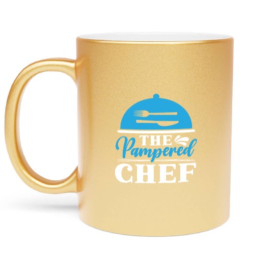 Culinary Gangster Pastry Chef Cooking Culinary Metallic Mugs