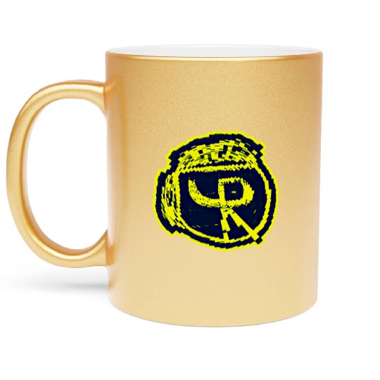 Navy & Yellow Logo "El Conure" Metallic Mugs