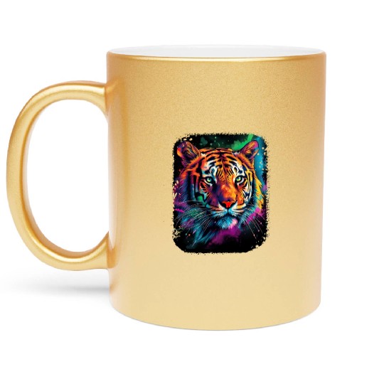 Tiger Design for a Tiger lovers Metallic Mugs