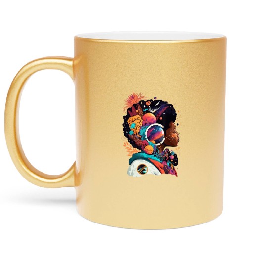 Somebody s Loud Mouth Baseball Mama Metallic Mugs