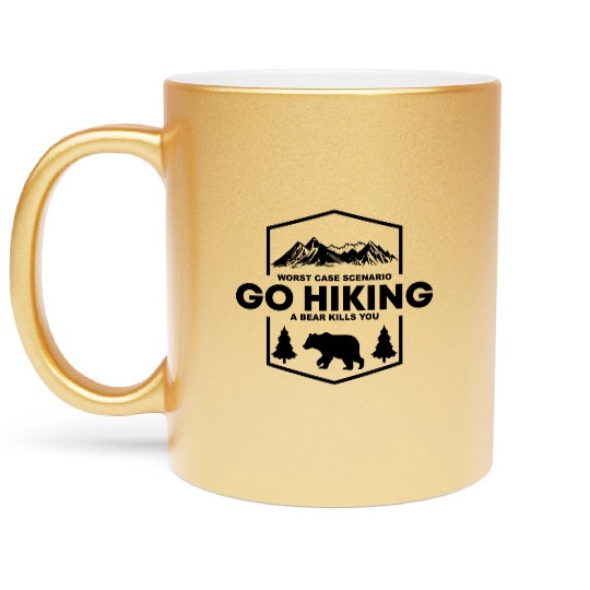 Mountains Nature Adventure Outdoor Metallic Mugs