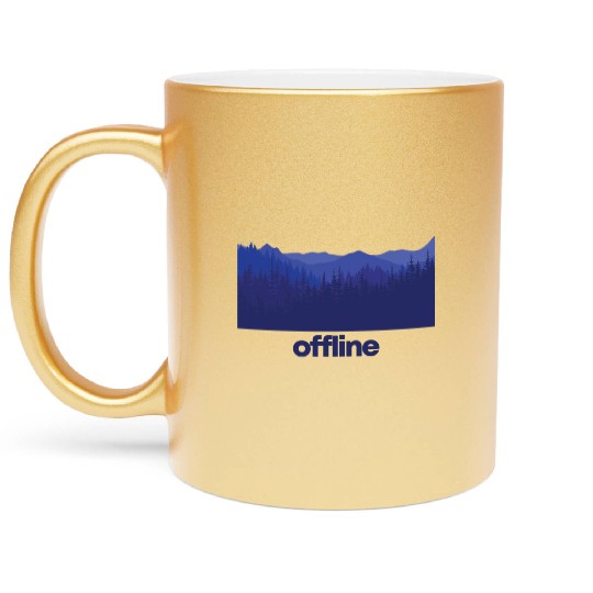 Mountains Nature Adventure Outdoor Metallic Mugs