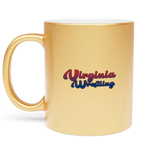 Virginia Wrestling Metallic Mugs