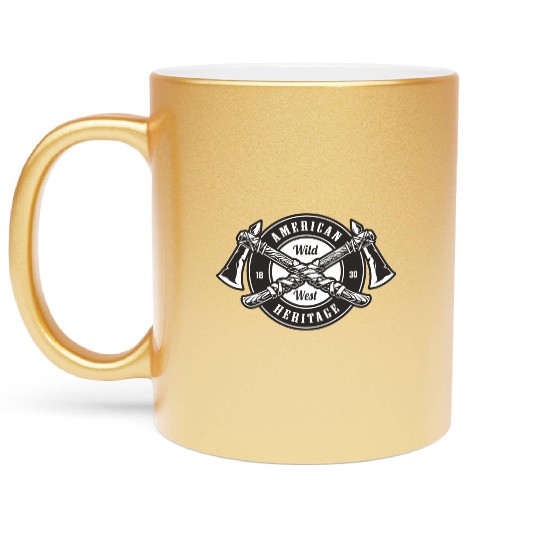 AMERICAN WILD WEST HERITAGE 1830 Metallic Mugs