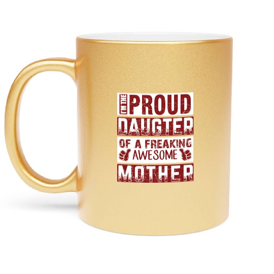 Son in law Mother in law Metallic Mugs