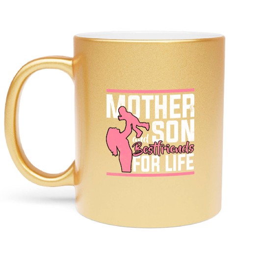 Mother And Son Metallic Mugs