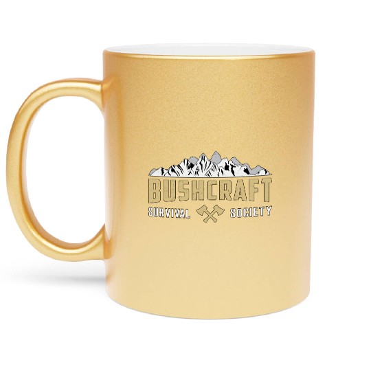Bushcraft Nature Outdoor Camping Survival Metallic Mugs