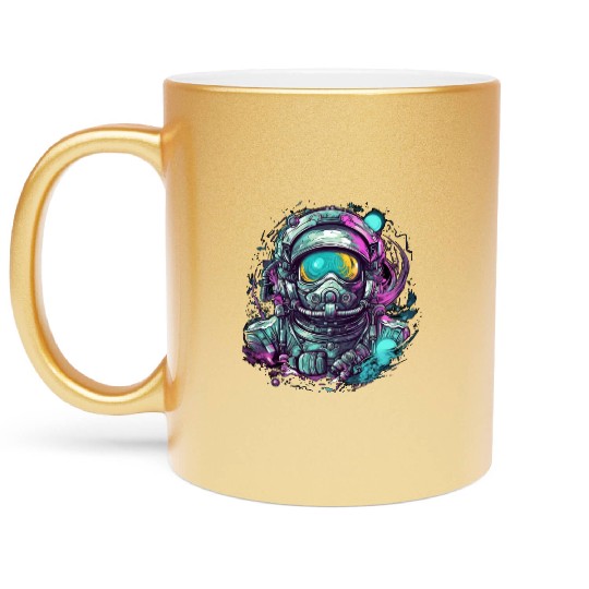 Astro Selfie Metallic Mugs
