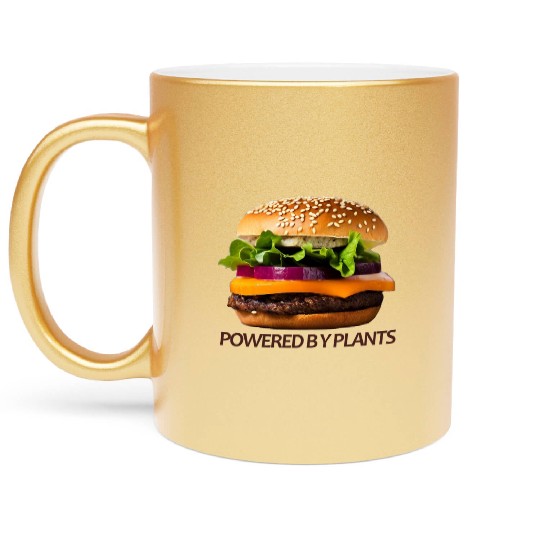 Powered by plants Metallic Mugs