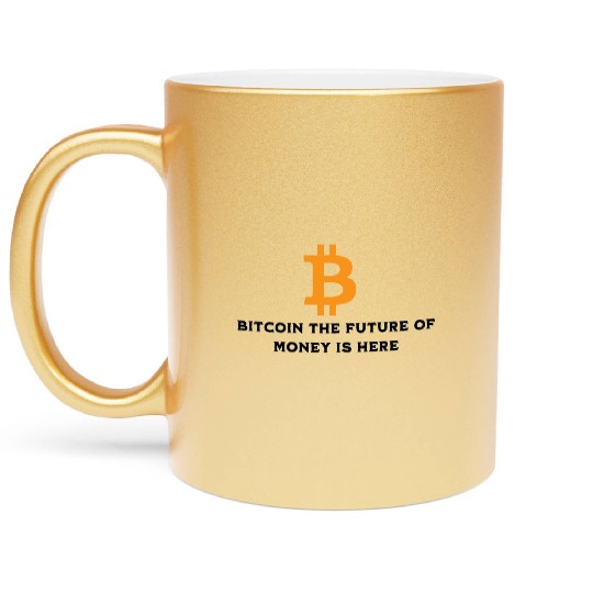 Bitcoin Metallic Mugs