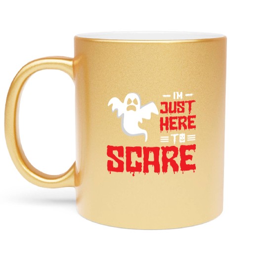 Halloween Paranormal Ghost Hunters Horror Fans Metallic Mugs