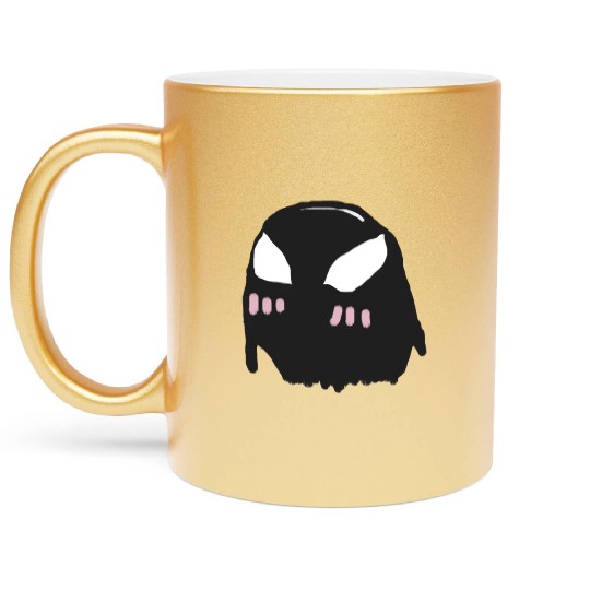 cute venom Metallic Mugs