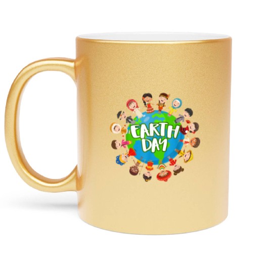 Earth Day 2023 Metallic Mugs