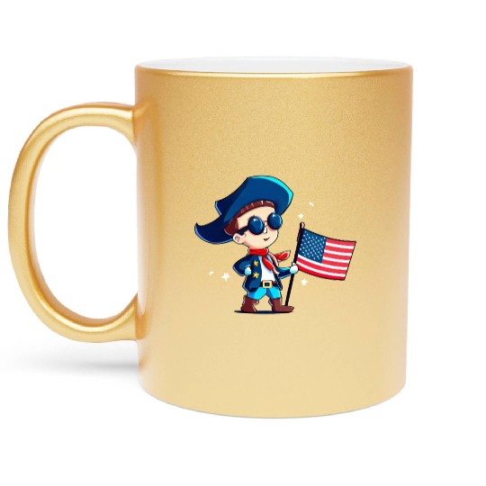 Patriot Day Metallic Mugs