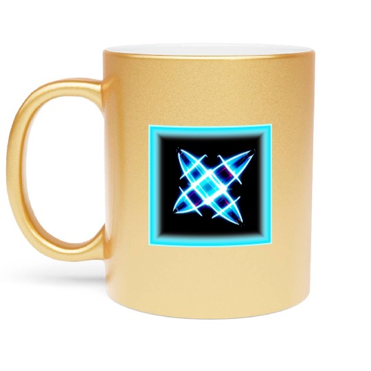 Glowing Patterns for Modern Art Metallic Mugs