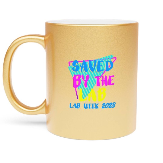 Saved By The Lab Retro Lab Week 2023 Medical Metallic Mugs