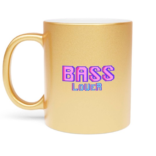 Bass lover Metallic Mugs