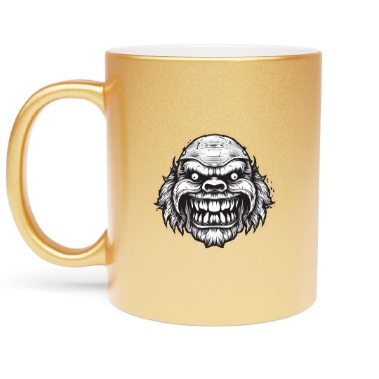 Unleash the Monster with this Heavy Metal Design! Metallic Mugs
