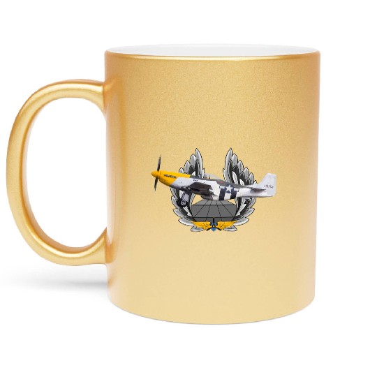 P-51 Metallic Mugs