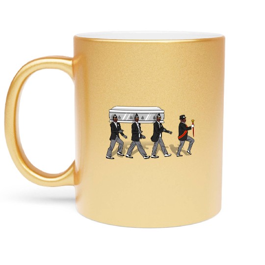 Coffin Dance Metallic Mugs
