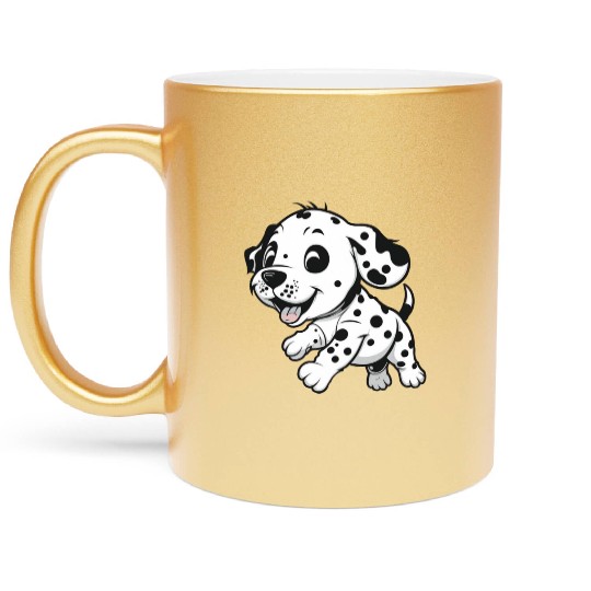 Dalmatian Metallic Mugs