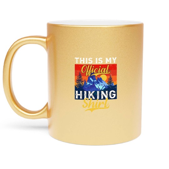 Official Hike Metallic Mugs Wanderlust Mountain Love