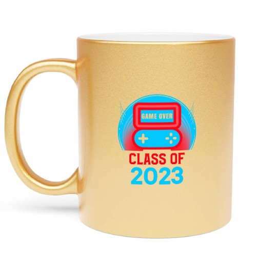 Game Over Class of 2023 Video Games 2023 Gamer Metallic Mugs
