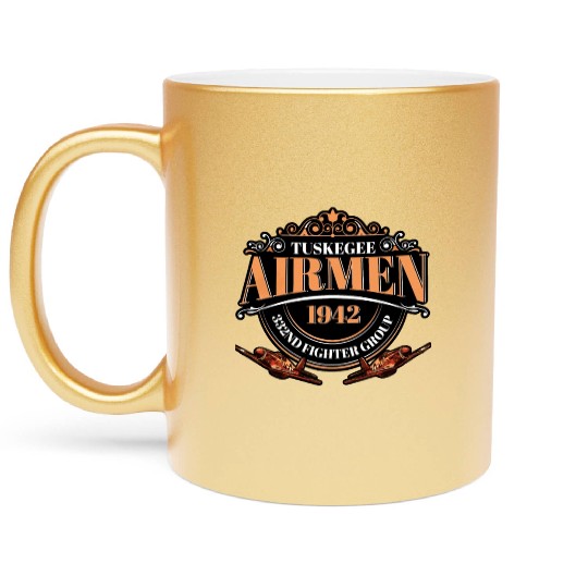 Tuskegee airmen Metallic Mugs