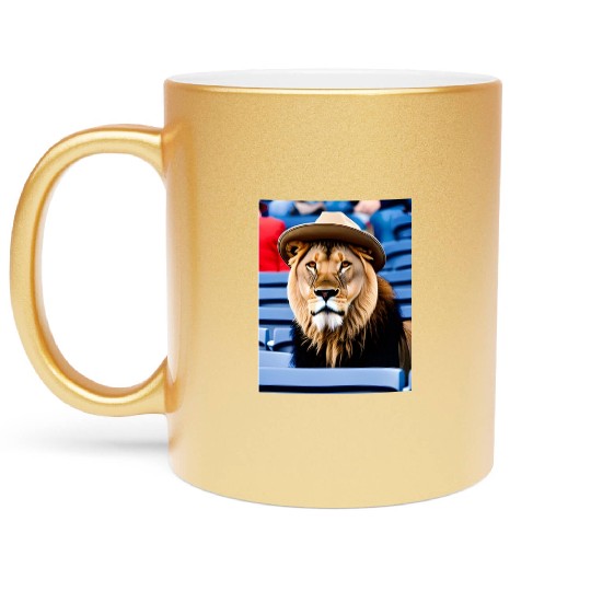 Crowd Lion Metallic Mugs