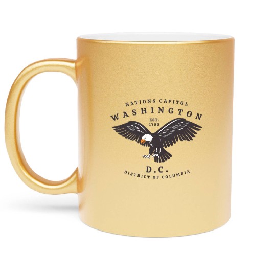 Washington Dc Metallic Mugs